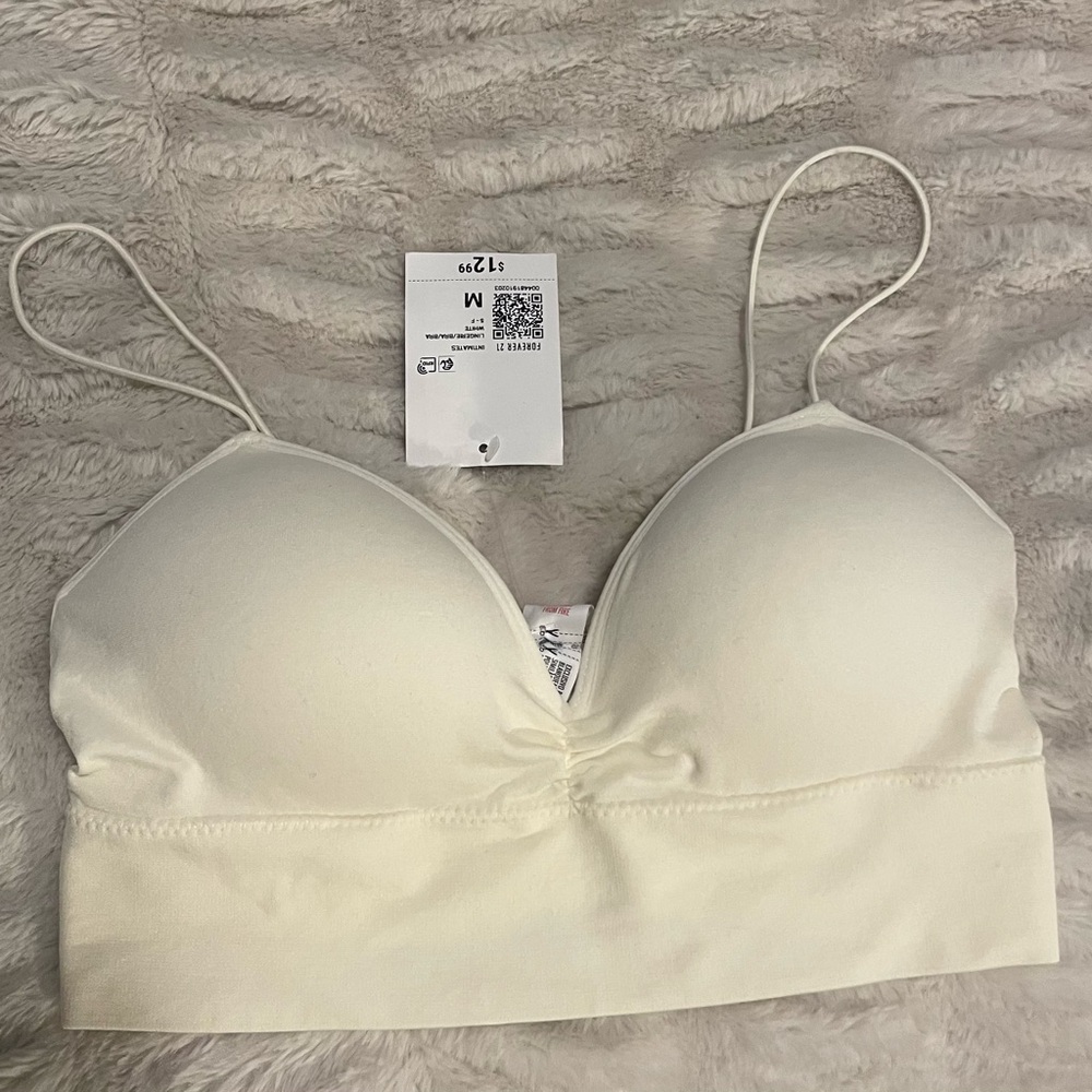 Cream bra cami - M F21